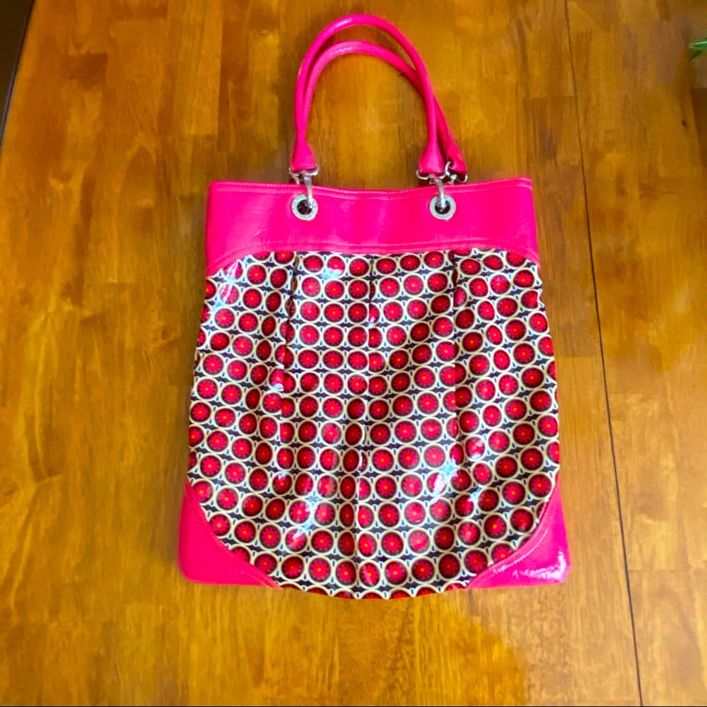 Pink Vera Bradley Tote 16”x 14”